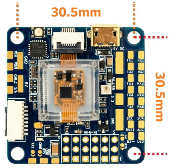 flight-controller-mounting-pattern-holes-fc-racing-drone-mini-quad